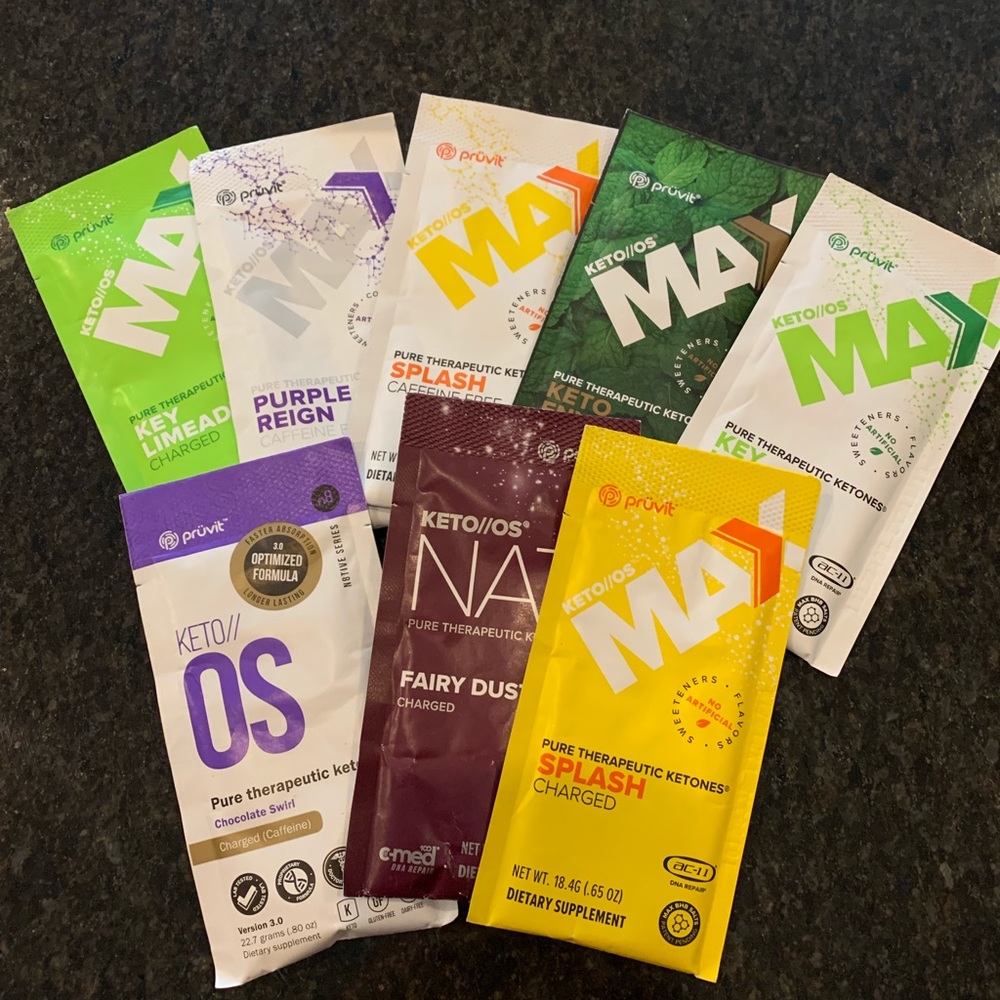 8 day pruvit Keto sample flavor pack!